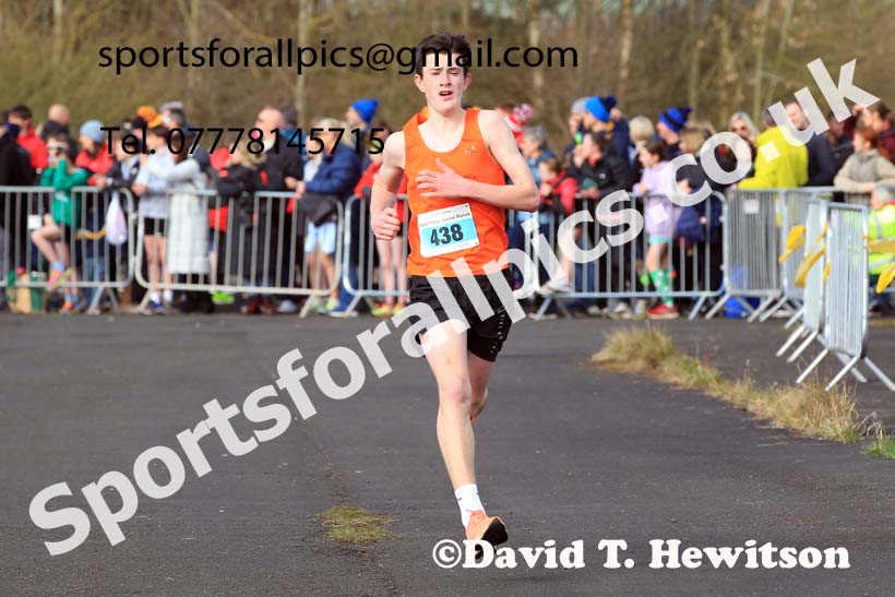 Boys and Girls Under-15s 2023 Elswick Harriers Road Relays, Albamarle Barrack Airfield, Ouston, Northumberland. Photo: David T. Hewitson/Sports for All Pics